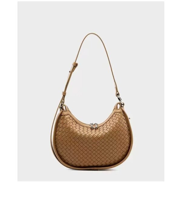 Woven Leather Hobo Bag - 图片 4